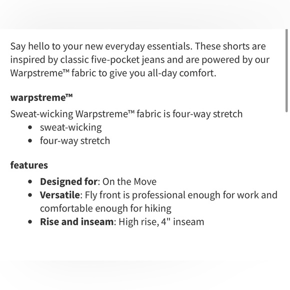 RARE city sleek high rise short size 26 - Picture 4 of 4